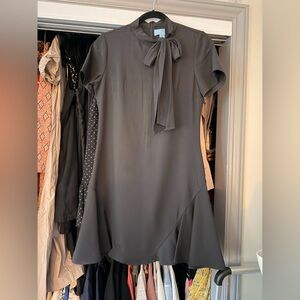 CeCe Black Dress with Elegant Bow